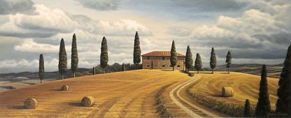 Haymaking,Pienza Hill, Tuscany